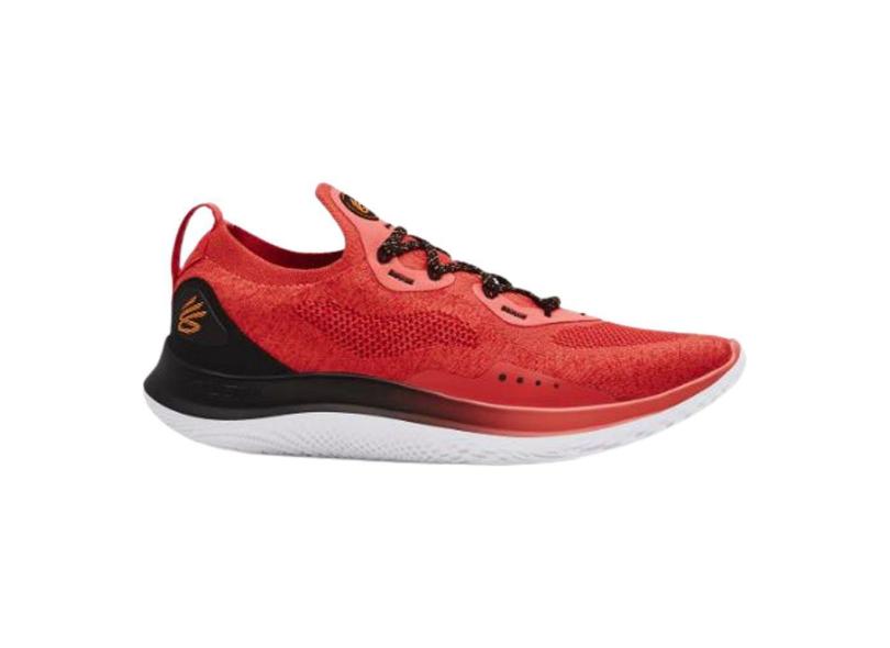 Tênis Under Armour de Corrida Curry Flow Go Masculino - Vermelho e