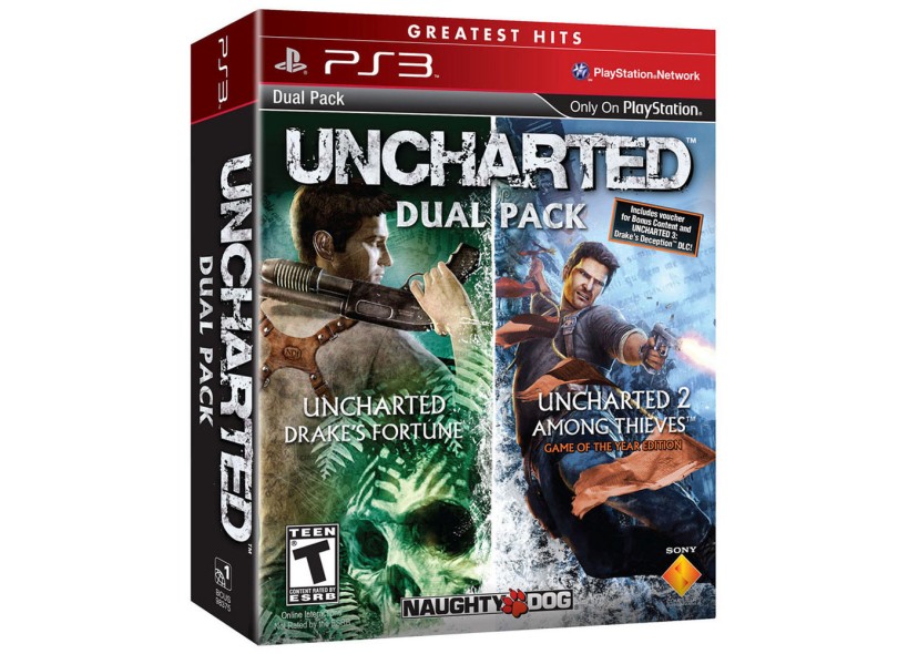 Jogo Uncharted Dual Pack Sony PS3