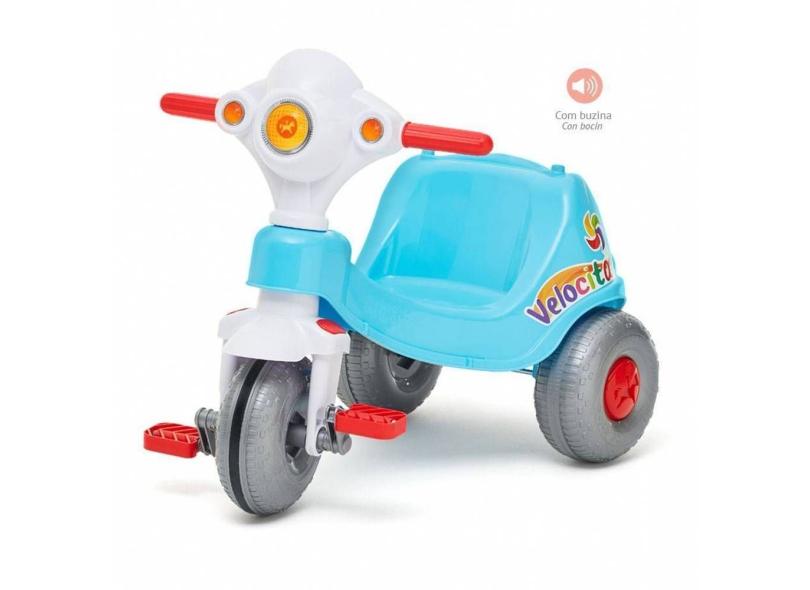 Triciclo Moto Infantil Passeio E Pedal 2 Em 1 Calesita Azul - Velotrol e  Triciclo a Pedal - Magazine Luiza