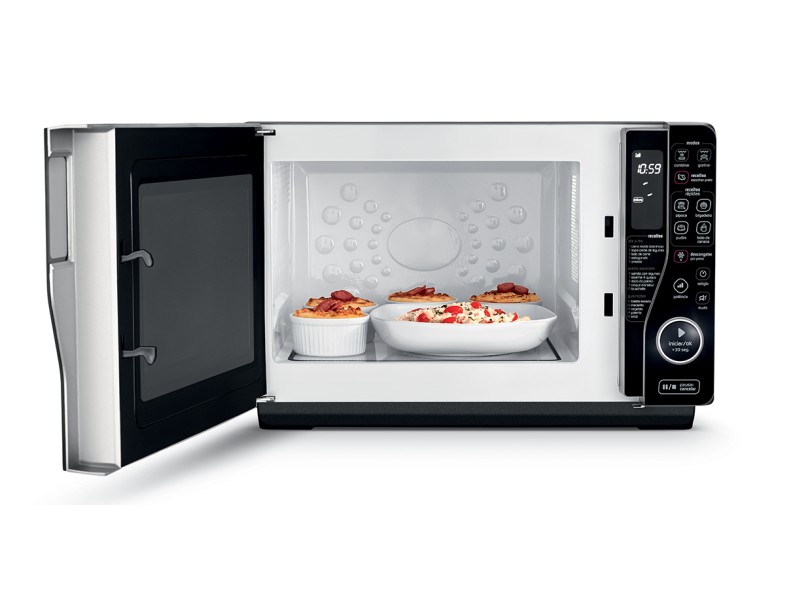 Microondas Brastemp Ative 23 Litros BMJ23AS Maxi Flat