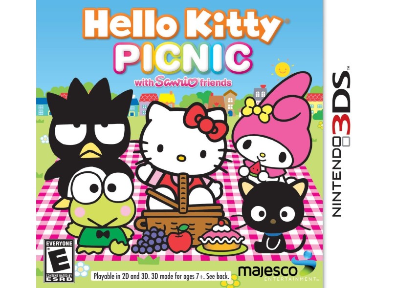 Jogo Hello Kitty Picnic with Sanrio Friends Majesco Entertainment Nintendo 3DS