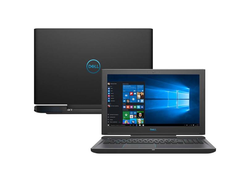 Notebook Dell G7 Intel Core i7 8750H 8ª Geração 8 GB de RAM 1024 GB 128.0 GB 15.6 " GeForce GTX 1050 Ti Windows 10 G7-7588-M20