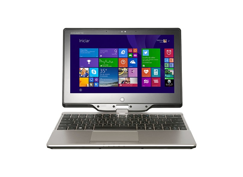 Ultrabook Conversível Gigabyte Intel Core i5 4210U 4 GB de RAM HD 500 GB LED 11.6 " Touchscreen 4400 Windows 8.1 U21MD