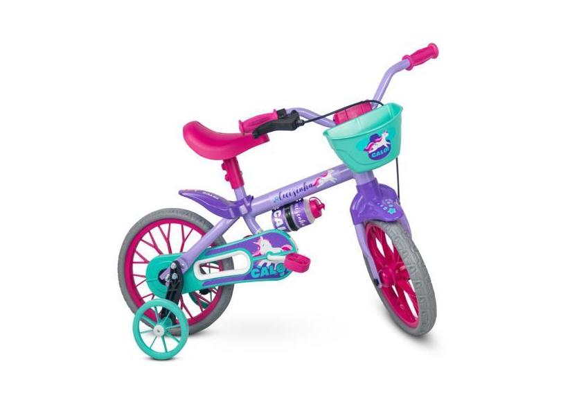 Bicicleta Infantil Aro 12 Caloi Cecizinha Nathor Garrafinha