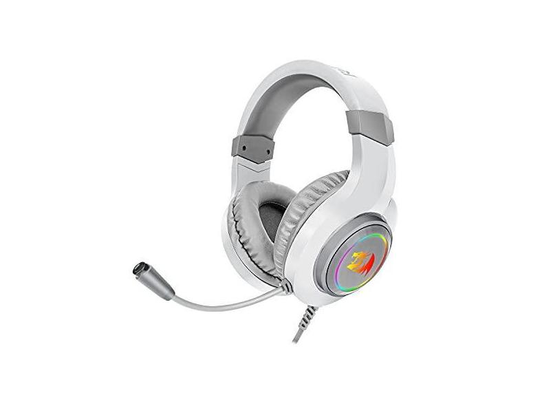 Headset Gamer Redragon Hylas Lunar White RGB H260-W