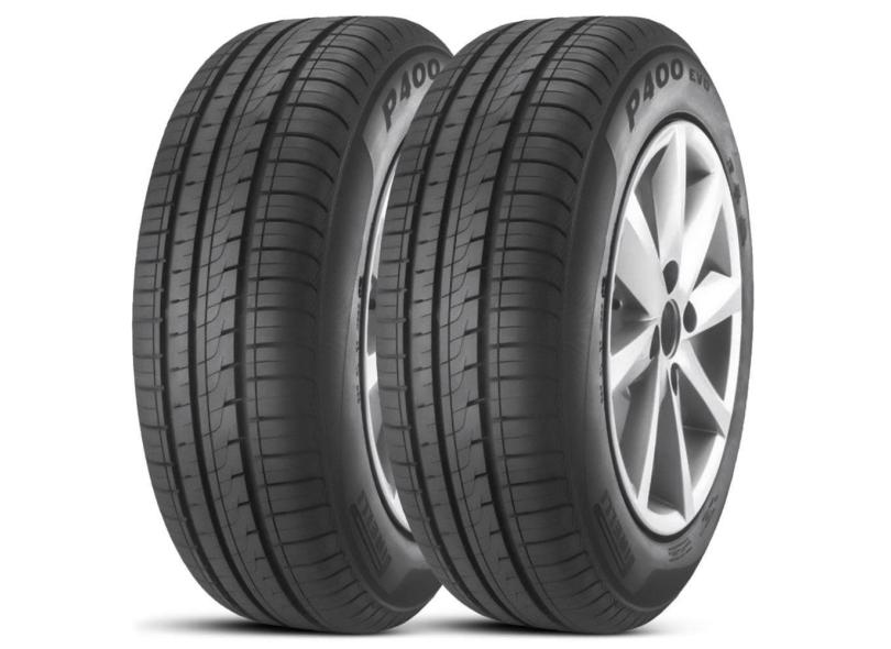 Kit 2 Pneu Aro 14 175/65R14 Pirelli 82H TL P400 Evo