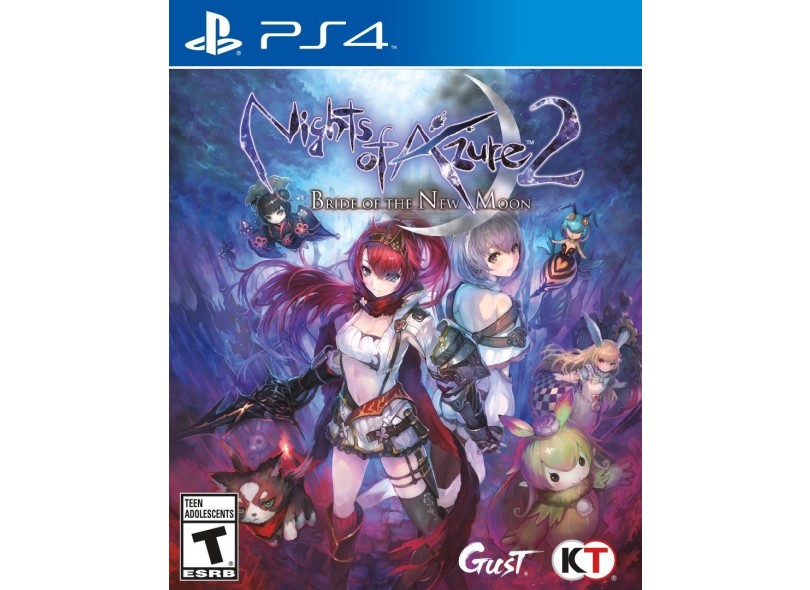 Jogo Nights of Azure 2 Bride of the New Moon PS4 Tecmo