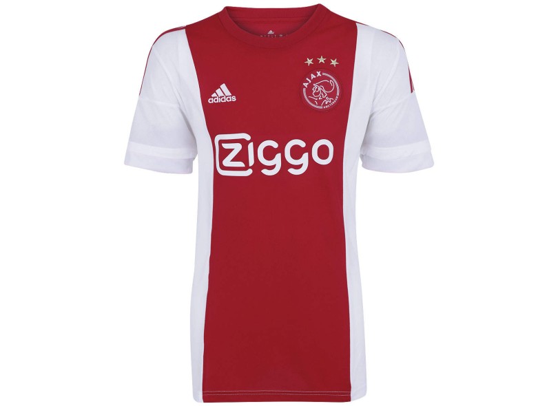 Camisa Torcedor Ajax I 2015/16 sem Número Adidas