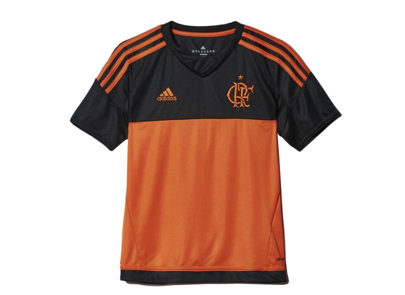 Camisa Goleiro Infantil Flamengo II 2015 sem número Adidas