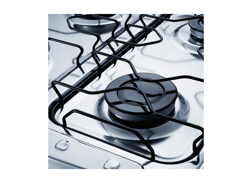 Fogão de Piso Consul Facilite 4 Bocas Inox CF550BR