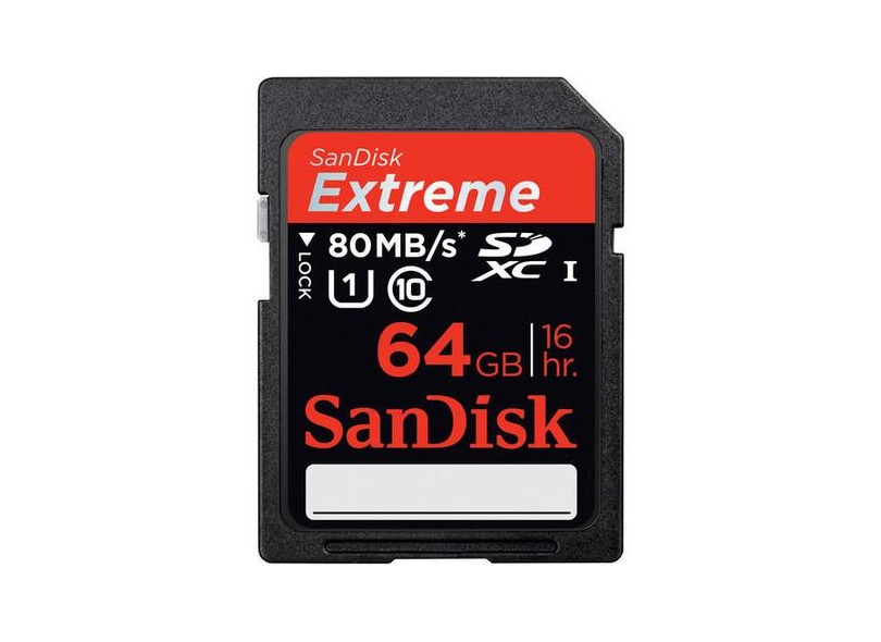 Cartão de Memória SDXC-I SanDisk Extreme Elite UHS-1 Classe 10 64 GB 9846