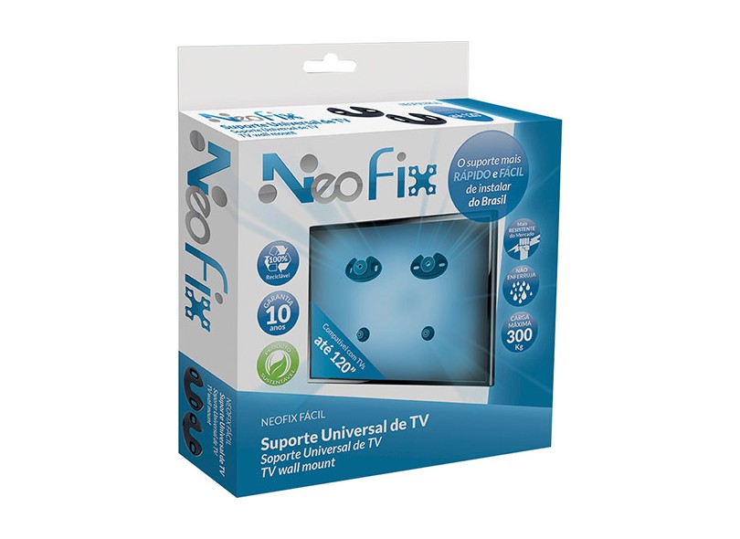 Suporte para TV LCD/LED/Plasma até 120" NeoFix Fácil