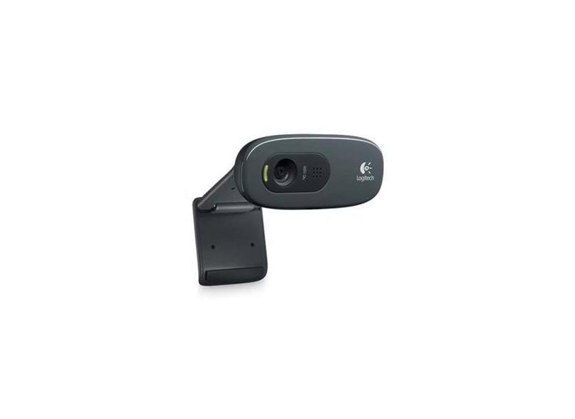 Webcam Logitech C-270 HD 3MP com Microfone Embutido - Preto