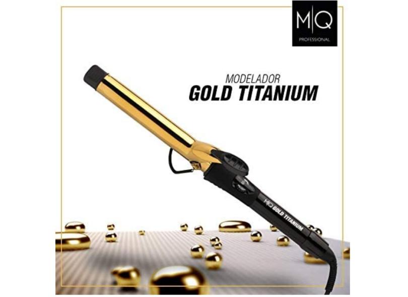 Modelador Titânio 19mm MQ Professional Gold Titanium