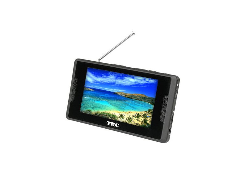 TV 4,3" LCD Digital Portátil c/ MP3, Leitor de Cartão e USB TRC-1400 - Deltamax