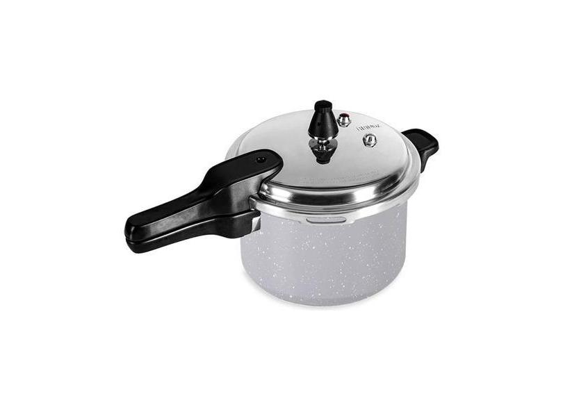 Panela De Pressão Ceramic Life Super Gris Indução 5,4l Super Gris