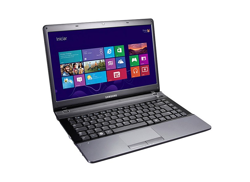 Notebook Samsung Intel Core i3 2328M 2ª Geração 2 GB 320 GB LED 14" Intel HD Graphics Windows 8