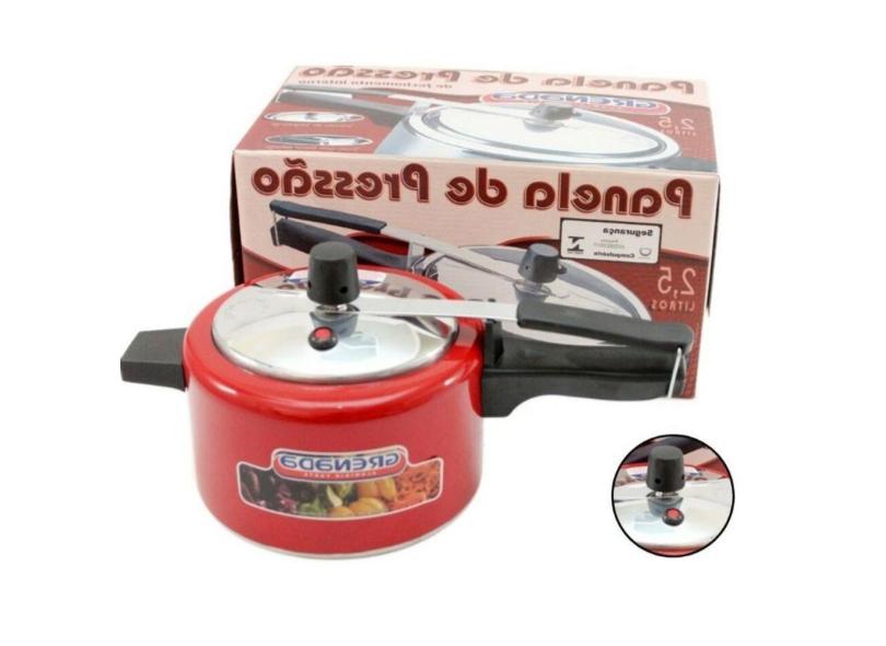 Panela De Pressão 2,5 Litros Vermelha - Grenada