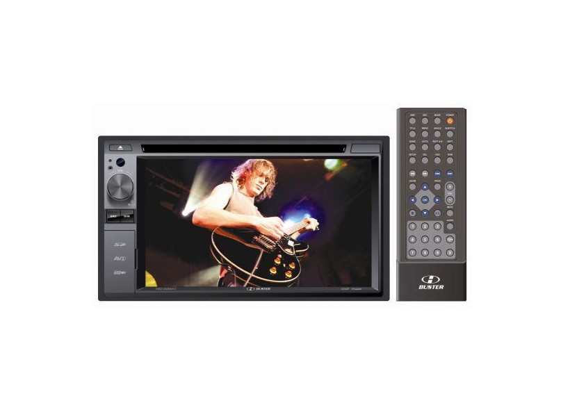 DVD Player Automotivo H-Buster Tela TouchScreen 6.2 " USB Bluetooth HBD-D268AV
