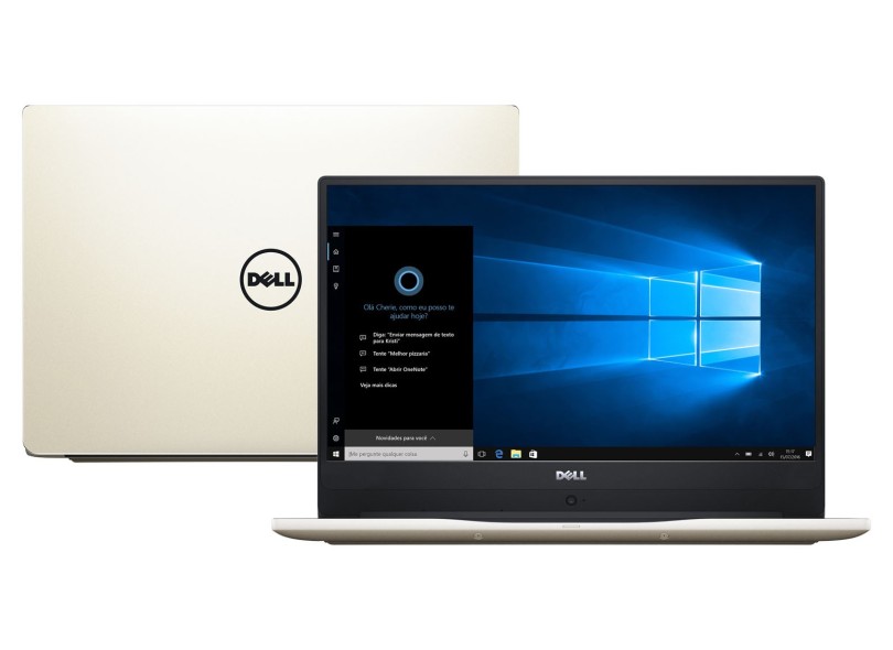 Notebook Dell Inspiron 7000 Intel Core i5 7200U 7ª Geração 8 GB de RAM 256.0 GB 14 " GeForce 940MX Windows 10 I14-7460-A10S