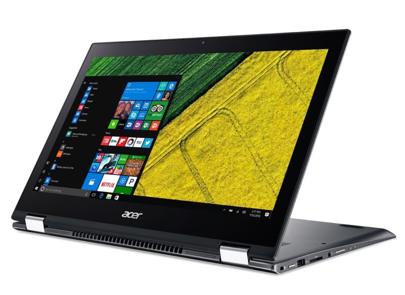Notebook Conversível Acer Spin 5 Intel Core i7 8550U 8ª Geração 8 GB de RAM 512.0 GB 15.6 " Touchscreen GeForce GTX 1050 Windows 10 SP513-51GN-89FN