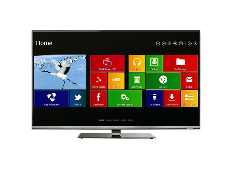 TV LED 55" Smart TV JVC 3D Full HD 3 HDMI LT-55N935B