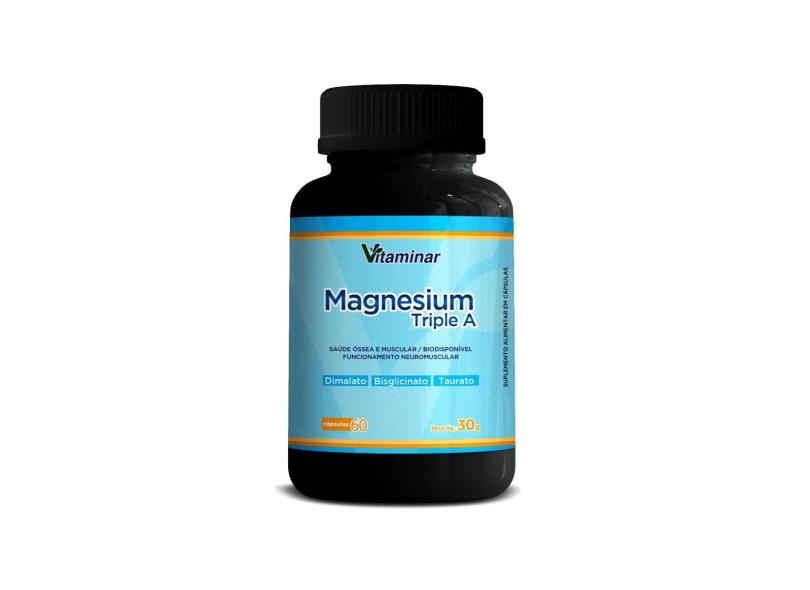 Magnesio Triple A - Vitaminar (60 Caps)