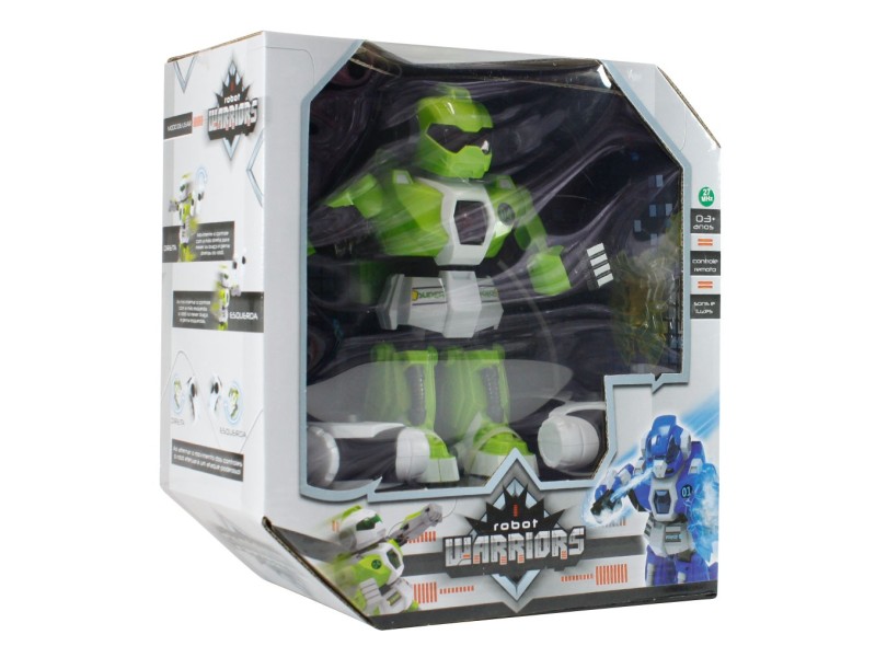 Boneco Robot Warriors Verde - Zoop Toys