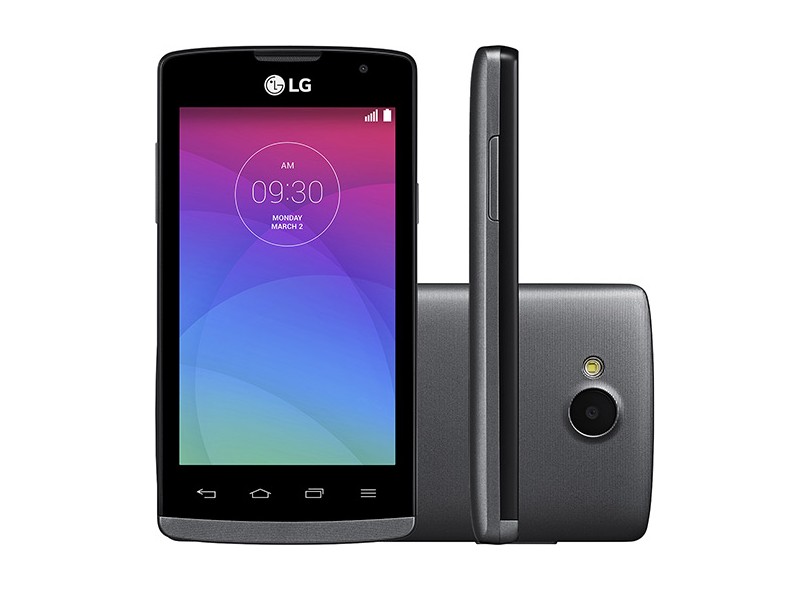 Smartphone LG Joy H222TV 5,0 MP 2 Chips 4GB Android 4.4 (Kit Kat) 3G Wi-Fi