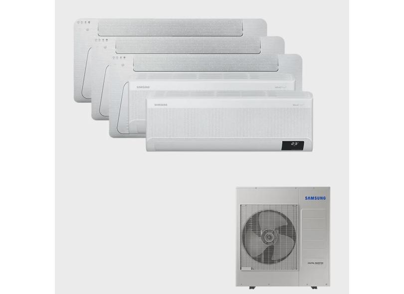 Ar Condicionado Multi Split Inverter Samsung fjm 34.000 btus q/f 220V + 1x Cassete 1 Via Wind Free 9.000 btus + 1x Cassete 1 Via Wind Free 12.000 btus + 1x Cassete 1 Via Wind Free 18.000 btus + 2x High Wa