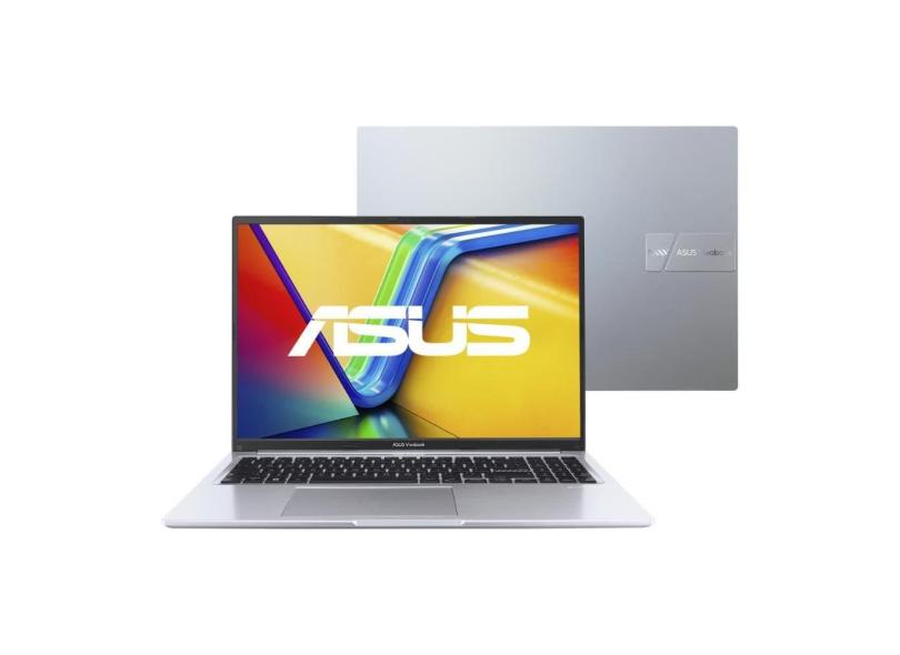 Notebook ASUS Vivobook 16 X1605VA Intel Core i7 1355U 8GB Ram 512GB SSD Windows 11 Home Tela 16&quot; FHD Silver - MB741W