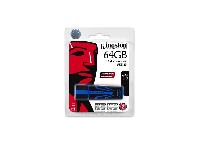 Pen Drive Kingston Data Traveler 64 GB USB 3.0 DTR30