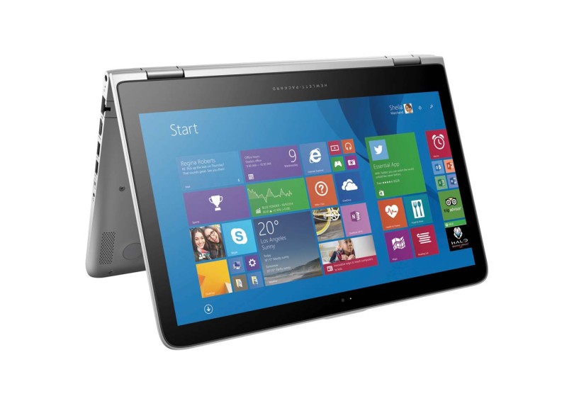 Notebook Conversível HP Pavilion x360 Intel Core i3 6100U 4 GB de RAM HD 500 GB LED 13.3 " Touchscreen Windows 10 Home 13-S101BR
