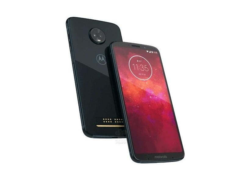 Smartphone Motorola Moto Z Z3 Play Usado 64GB 12.0 + 5.0 MP 2 Chips Android 8.1 (Oreo) 4G Wi-Fi