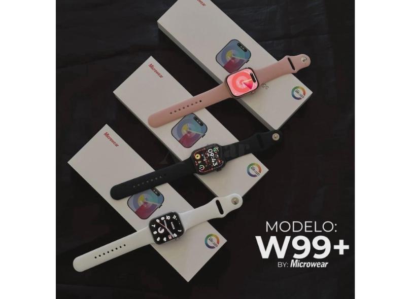 Relogio Smartwatch W99 + Plus Amoled 45mm Original Microwear Chat gpt + 1GB + 2 Pulseiras + Pelicula + Case
