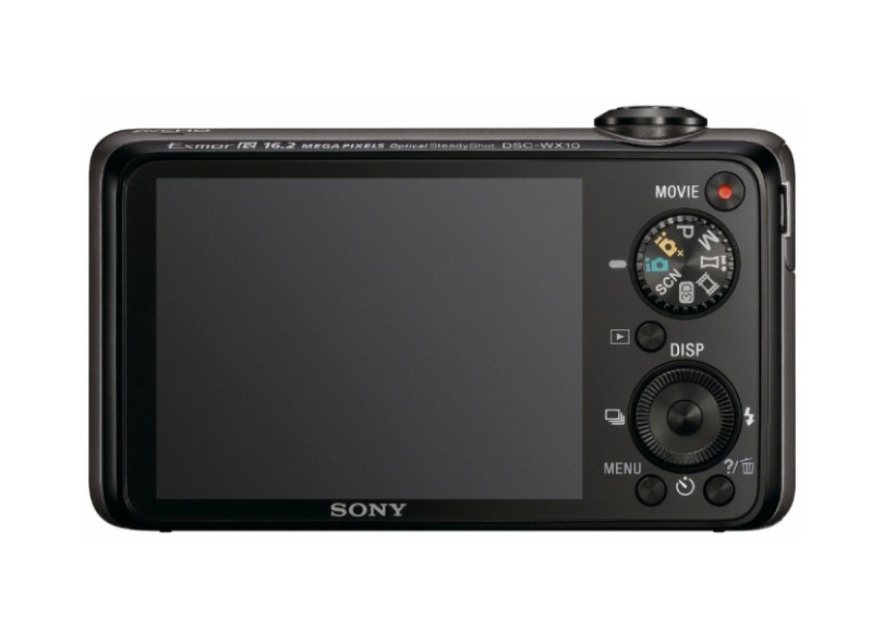 Câmera Digital Sony Cyber-Shot 16,2 MP Full HD Foto 3D DSC-WX10