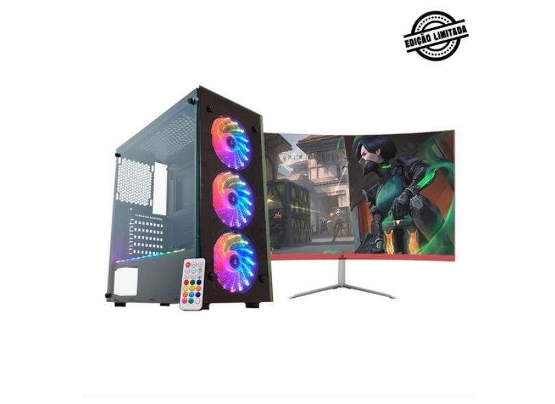 PC Concórdia Gamer Intel Core i5 16 GB 1000 GB 120 GB GeForce GTX 1650 23.8 " Windows 10 Core i5 9400F