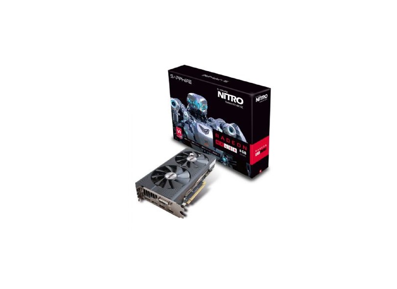 Placa de Video ATI Radeon RX 480 8 GB GDDR5 256 Bits Sapphire 11260-20-20G