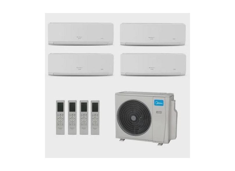 Ar Condicionado Multisplit Hw Inverter 36.000 Btu (3x Evap 9.000 + 1x Evap 18.000) Quente Frio 220v