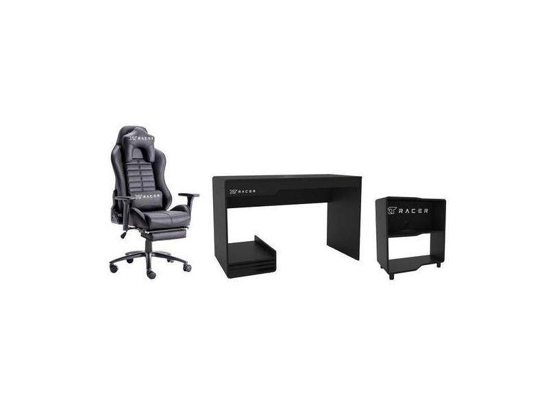 Cadeira Gamer Xt Racer Reclinável Giratória + Mesa - Gamer Line + Esta