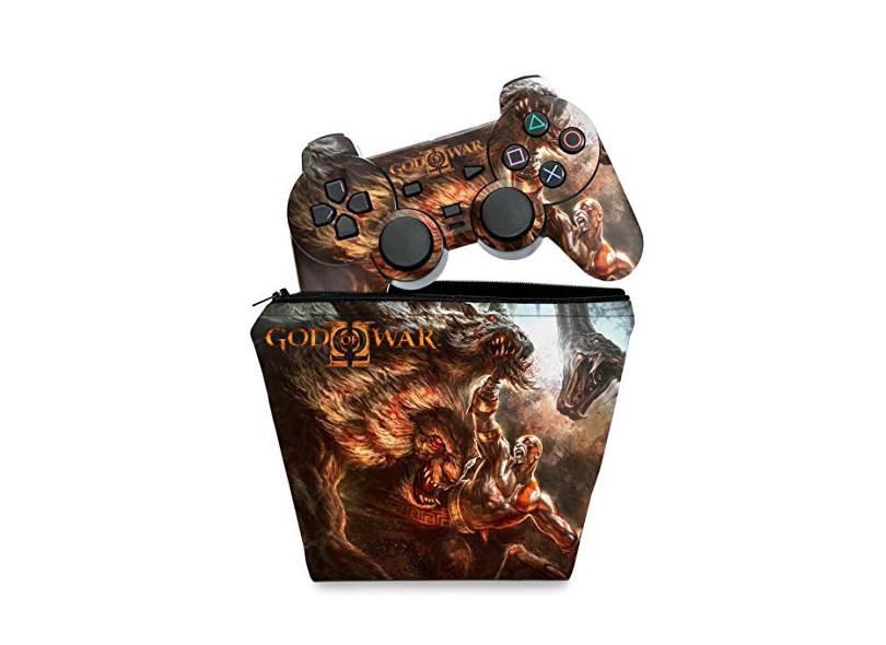 Adesivo Compatível PS5 Controle Playstation 5 Skin - God of War