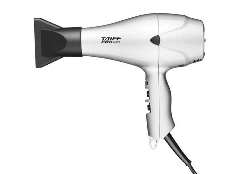 Secador de Cabelo Taiff Fox Ion 2.000 Watts 127V 50/60 hz - Prata