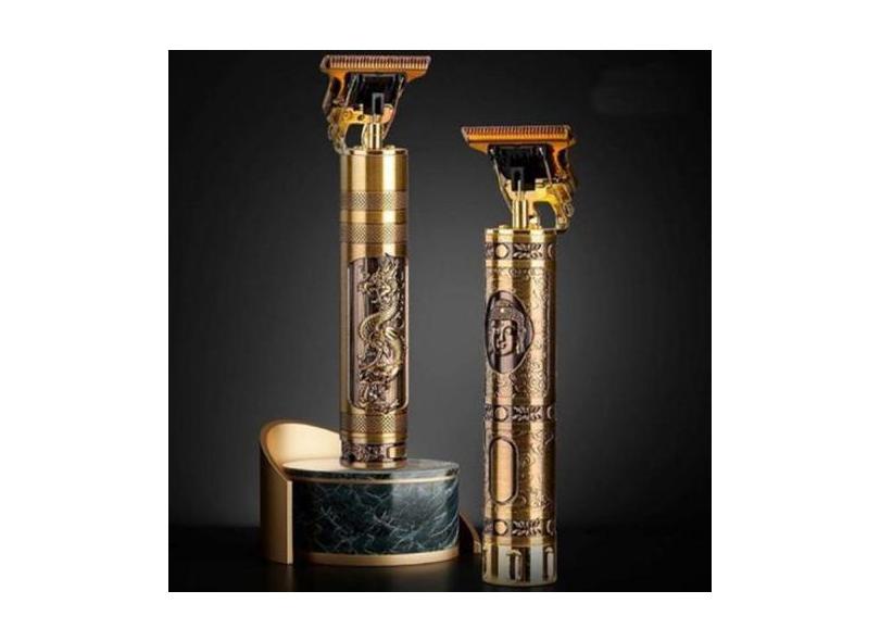Barbeador Acabamento Barba Modelo Vintage T9 Profissional - Slu