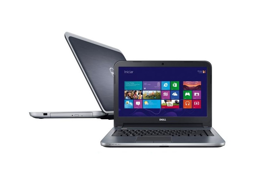 Notebook Dell Inspiron Intel Core i7 3537U 3ª Geração 8 GB 1 TB LED 14" Windows 8 14R