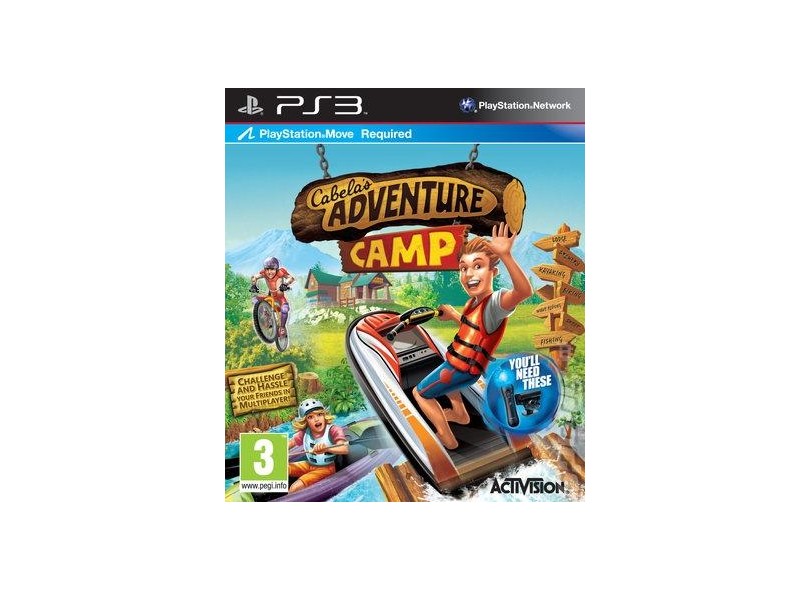 Jogo Cabela's Adventure Camp Activision PS3