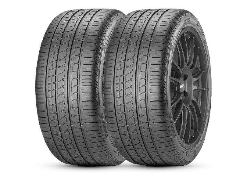 Kit 2 Pneu Pirelli Aro 19 275/45r19 108y Xl P Zero Rosso