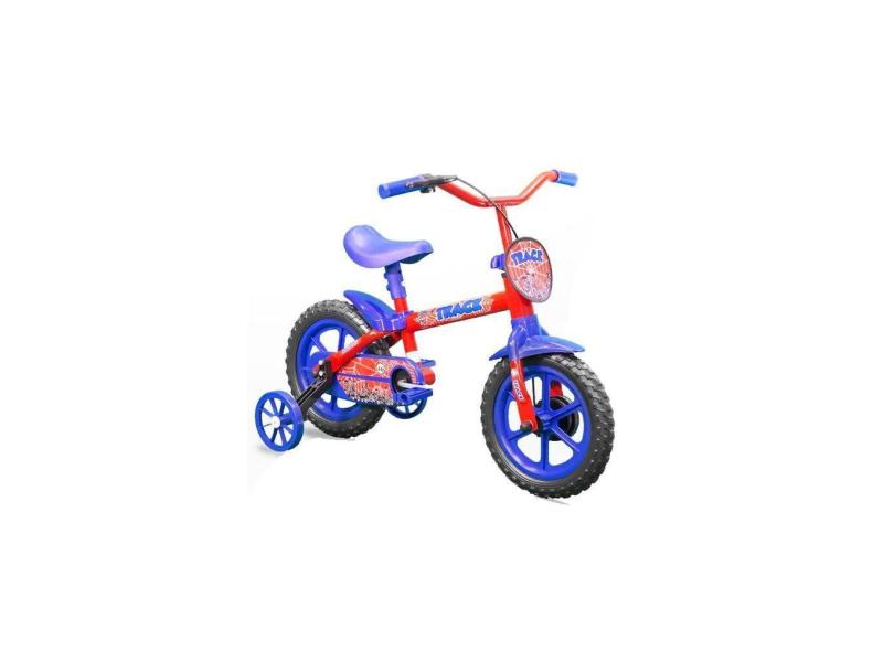 Bicicleta Aro12 Track & bikes Arco-íris Infantil Azul vermelho