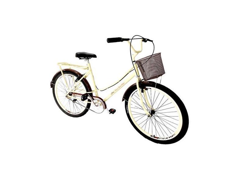 Bicicleta Aro 26 Tipo Ceci Retrô Com Cestinha Bagageiro Mary - Maria C