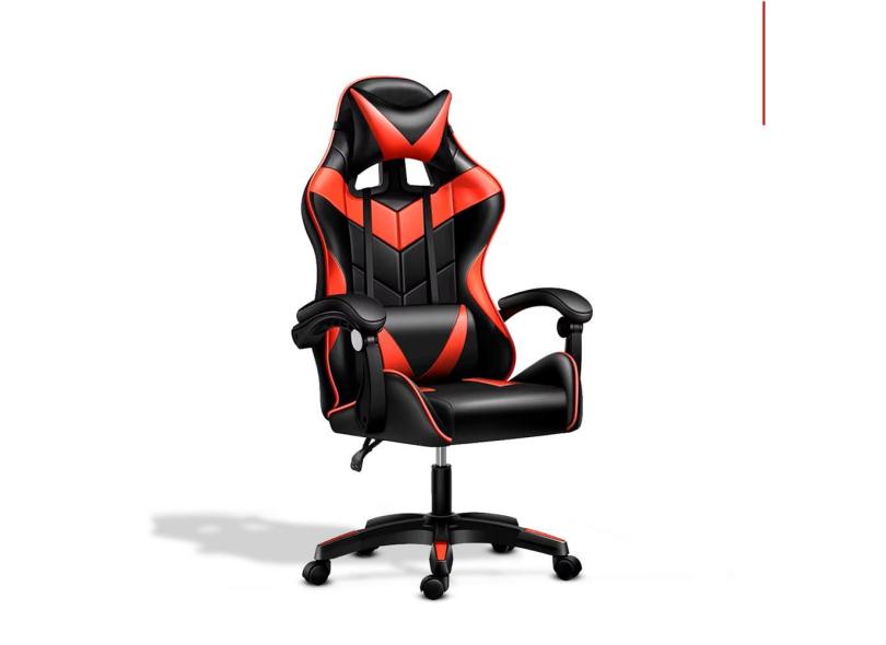 Cadeira Gamer/Escritório Confortável Vermelha/Preta OT-OC1A Ômega
