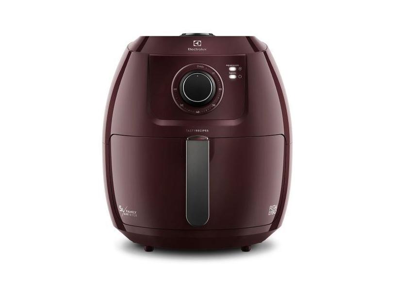 Air Fryer Electrolux Por Rita Lobo 5L Vermelha Escura Family Efficient